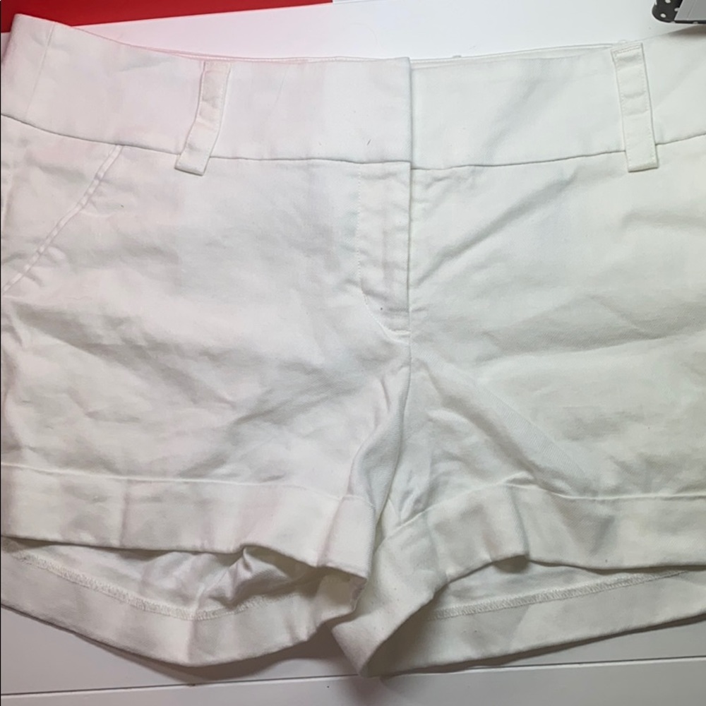 White dress shorts